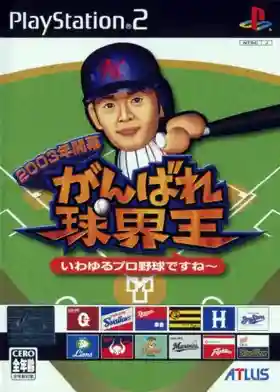 2003-nen Kaimaku -  Ganbare Kyuukai-ou - Iwayuru Pro Yakyuu desu ne (Japan)-PlayStation 2